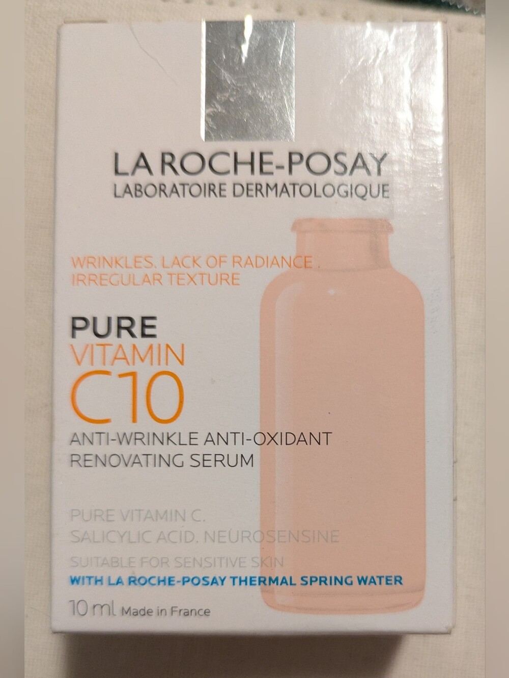 La Roche-Posay Pure Vitamin C10 Anti-Wrinkle Serum — Peach